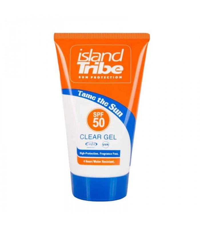 Protector Solar SPF 50 Clear Gel 100ml Island Tribe