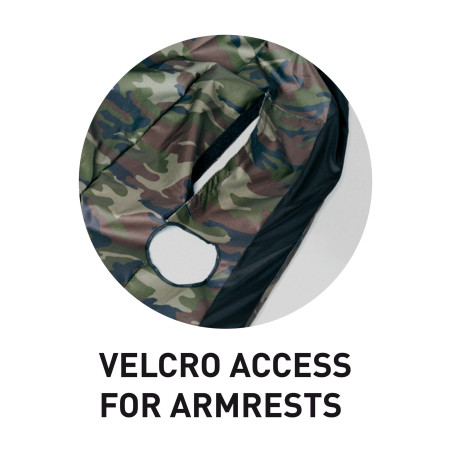 Funda asiento coche camuflaje Surflogic