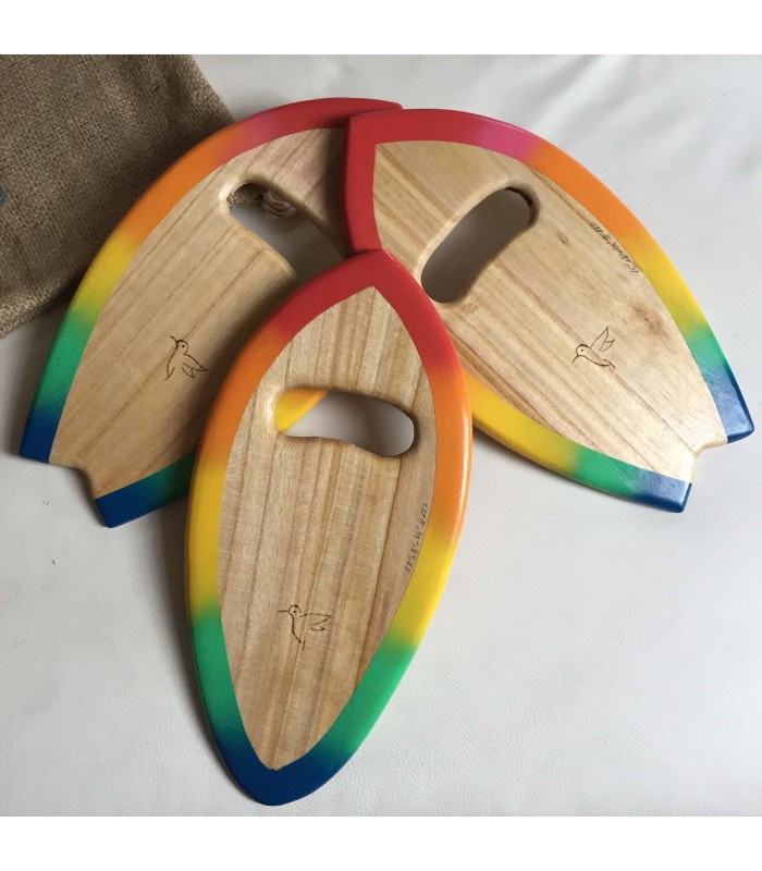 Handplane Colibrí 17" Rainbow