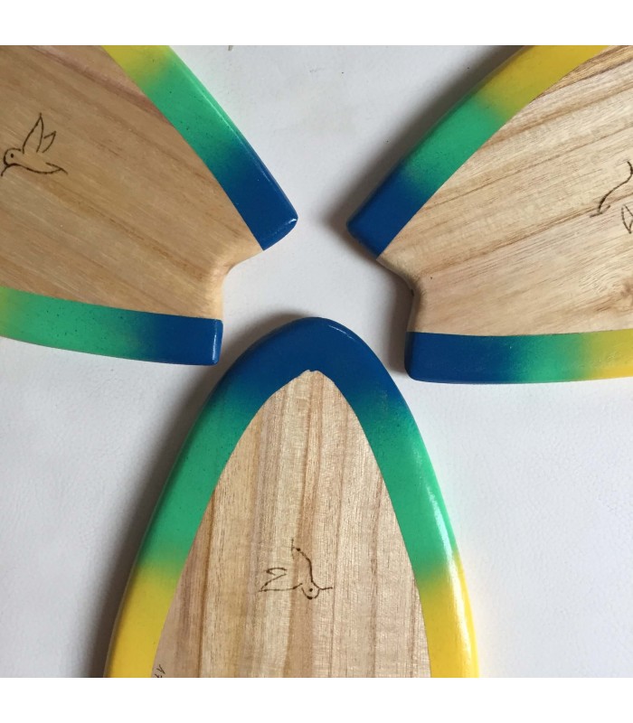Handplane Colibrí 17" Rainbow