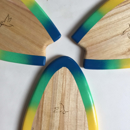 Handplane Colibrí 17" Rainbow