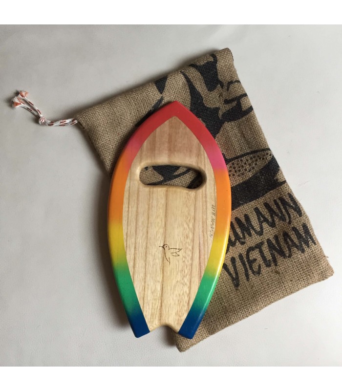 Handplane Colibrí 16" Rainbow