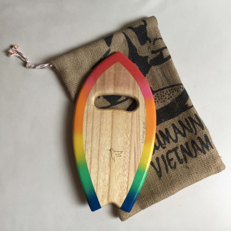 Handplane Colibrí 16" Rainbow