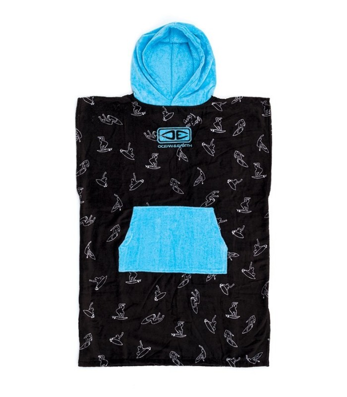 O&E Poncho Surf CON CAPUCHA NIÑOS