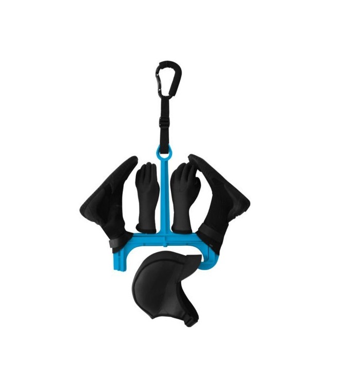 Percha para accesorios de neopreno sistema doble
