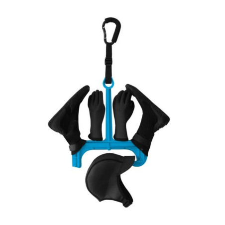 Percha para accesorios de neopreno sistema doble