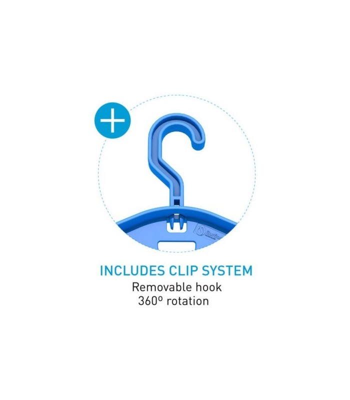 Percha para accesorios de neopreno sistema doble