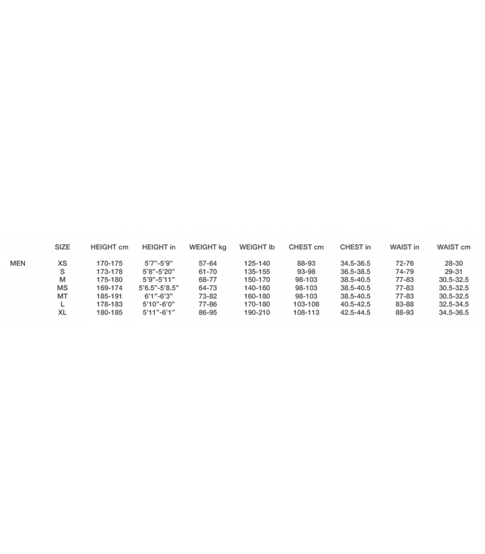 PREMIUM WETSUITS 2/2 MM SUPERCOMP MODEL HOMBRE