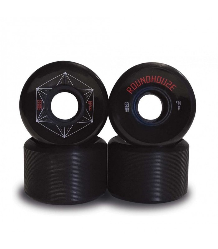 Ruedas Carver Park - 58mm 95A Negro Set 4ud
