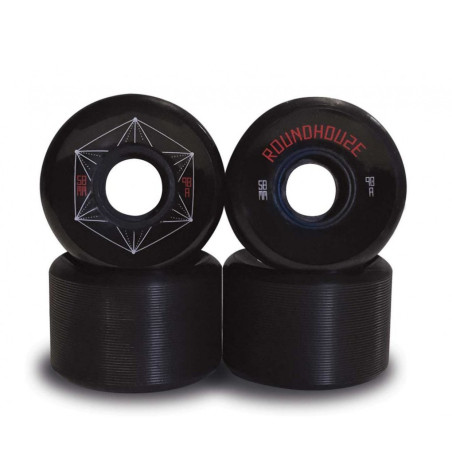 Ruedas Carver Park - 58mm 95A Negro Set 4ud
