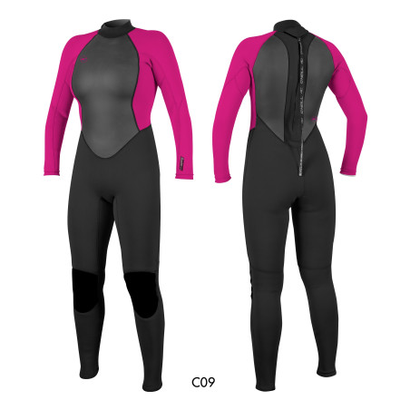ONEILL MUJER REACTOR-2 3/2 BACK ZIP FULL