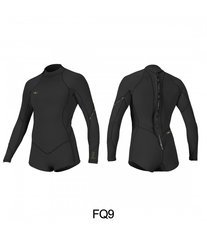 ONEILL MUJER BAHIA 2/1 BACK ZIP L/S SHORT SPRING
