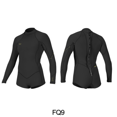 ONEILL MUJER BAHIA 2/1 BACK ZIP L/S SHORT SPRING