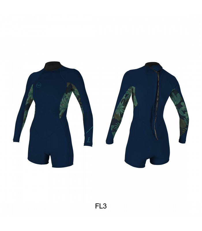 ONEILL MUJER BAHIA 2/1 BACK ZIP L/S SPRING