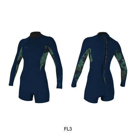 ONEILL MUJER BAHIA 2/1 BACK ZIP L/S SPRING