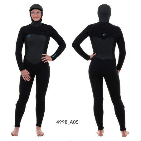 ONEILL MUJER O'RIGINAL 6/5/4 CHEST ZIP FULL w/HOOD