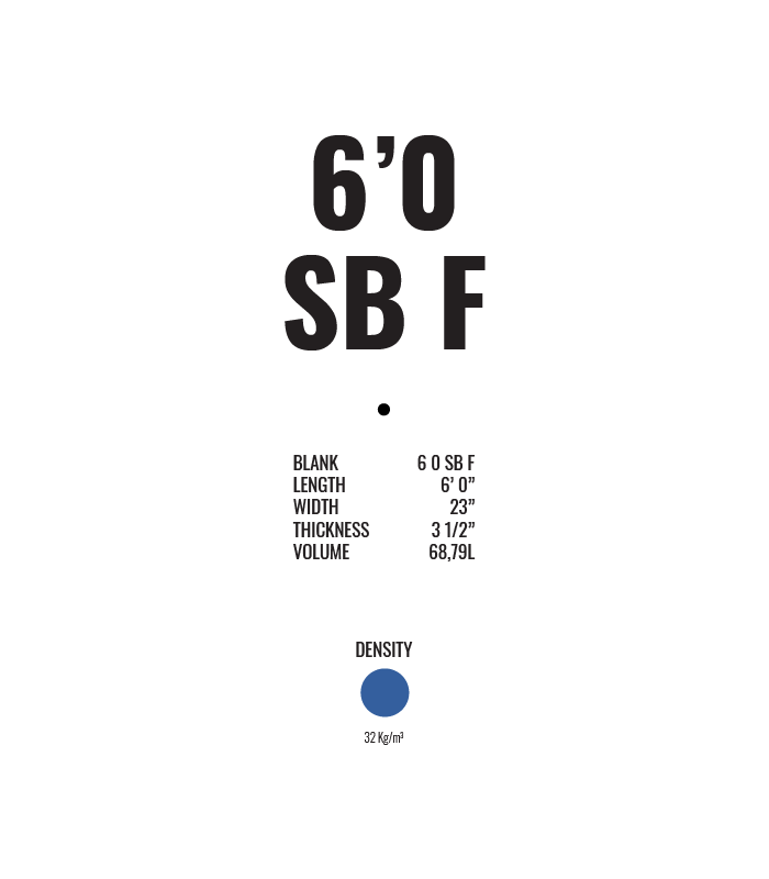 Atlantic Blanks 6´0 SB F