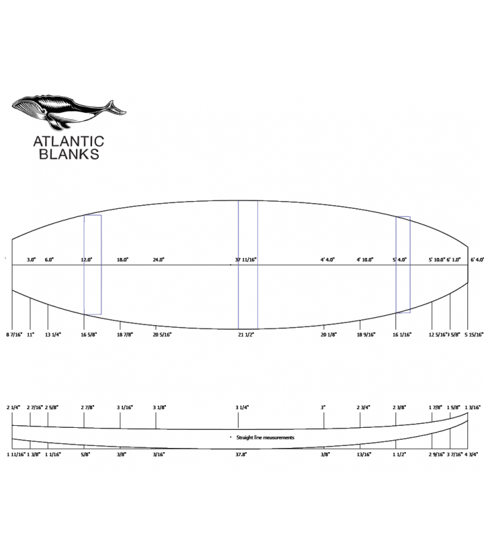 Atlantic Blanks 6´4 SB