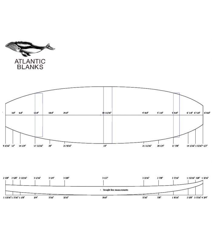 Atlantic Blanks 6´8 SB F
