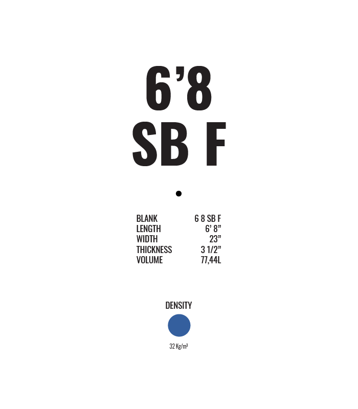 Atlantic Blanks 6´8 SB F
