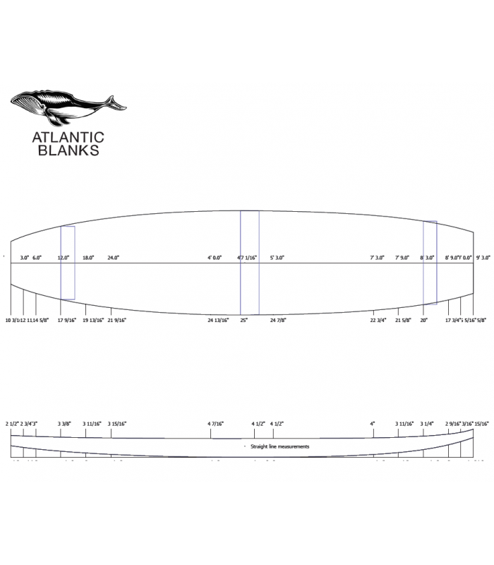 Atlantic Blanks 9´3 LG