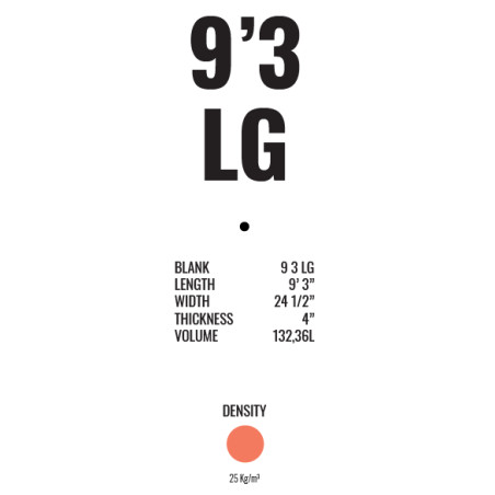 Atlantic Blanks 9´3 LG