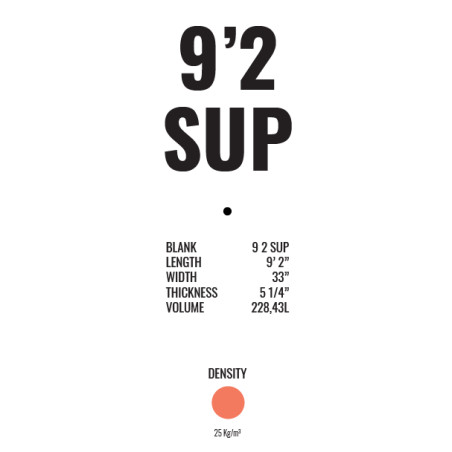 Atlantic Blanks 9´2 SUP