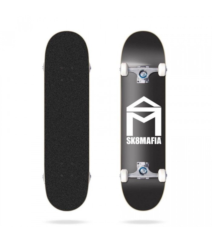 "House Logo" Black 7.75"x31.75" Complete Sk8Mafia