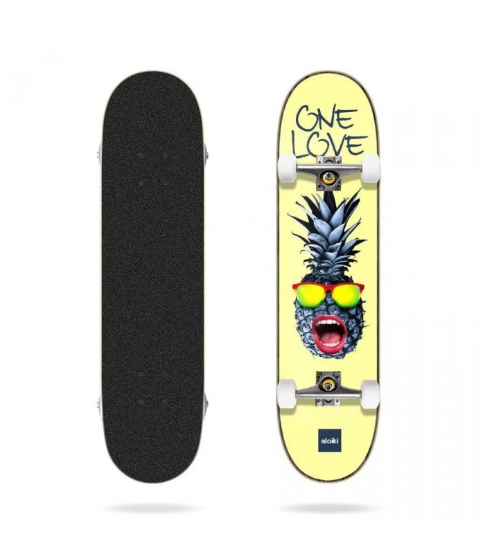 One Love 8.0" MC Complete Skateboard Aloiki