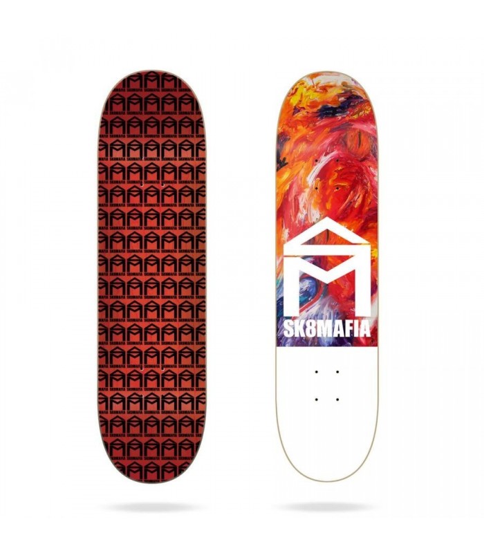 "House Logo" Oil High 8.25"x32.12" Sk8Mafia Deck