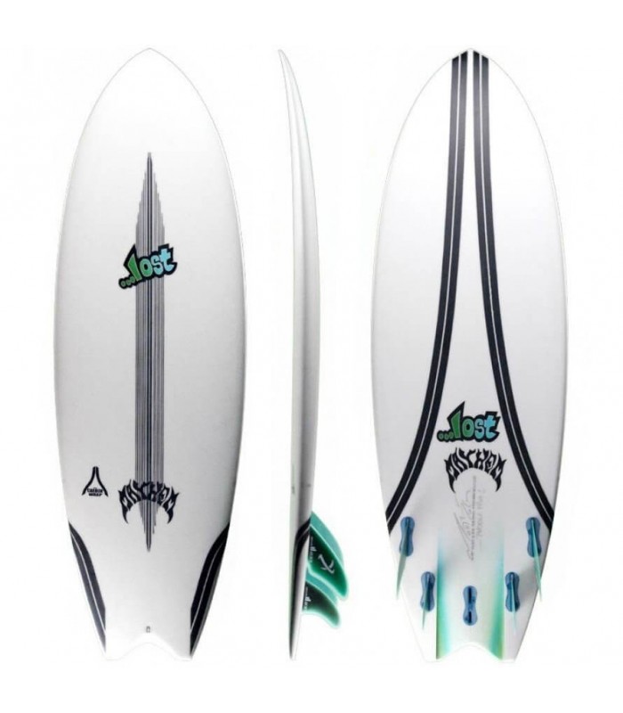 Lost Surfboards Puddle Fish Carbon Wrap