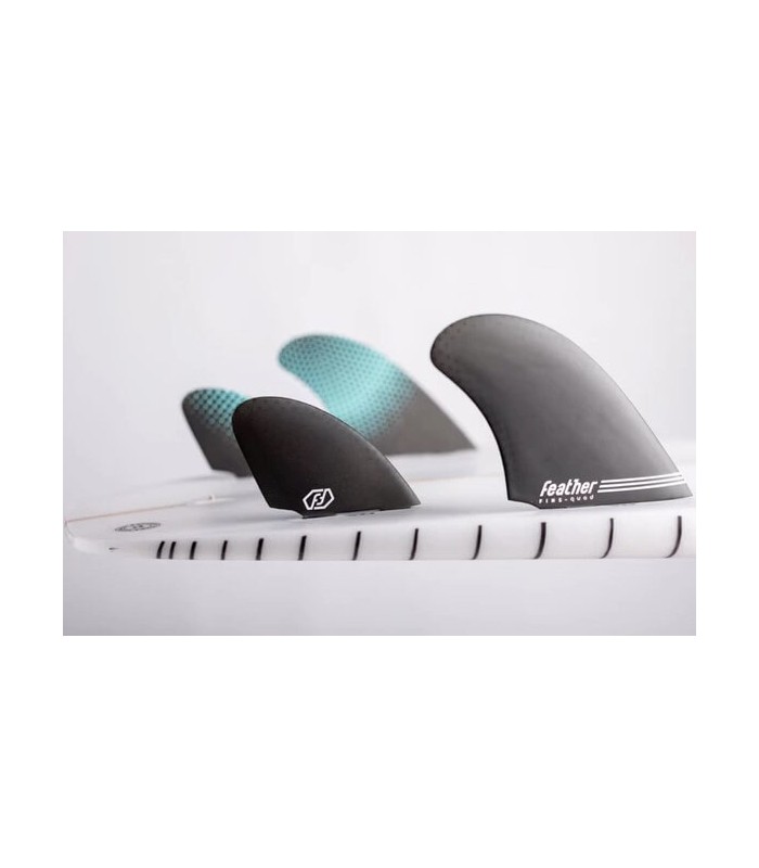Feather Fins Semi Keel Quad FCS 1(DUAL TAB)