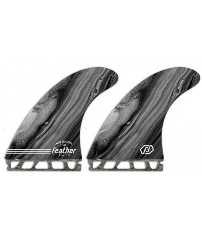 Feather Fins Performance twin single tab black