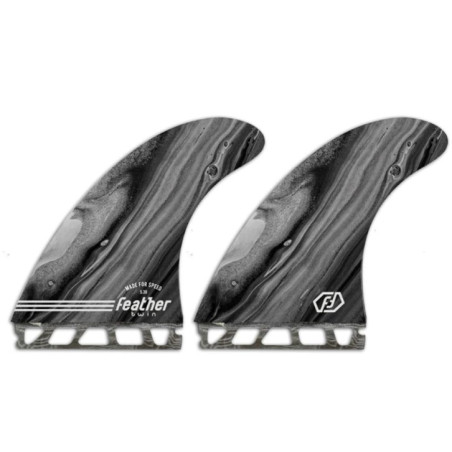 Feather Fins Performance twin single tab black