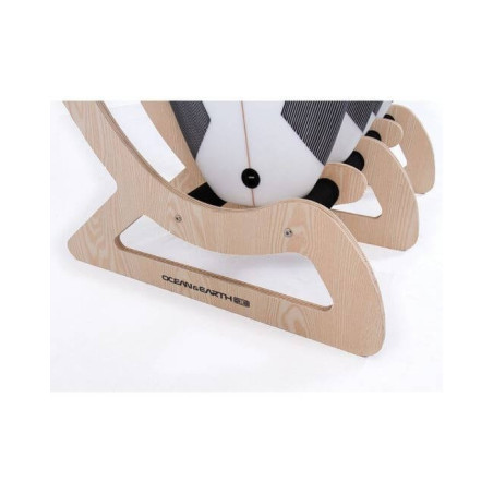 Rack surf de pie de madera Ocean & Earth
