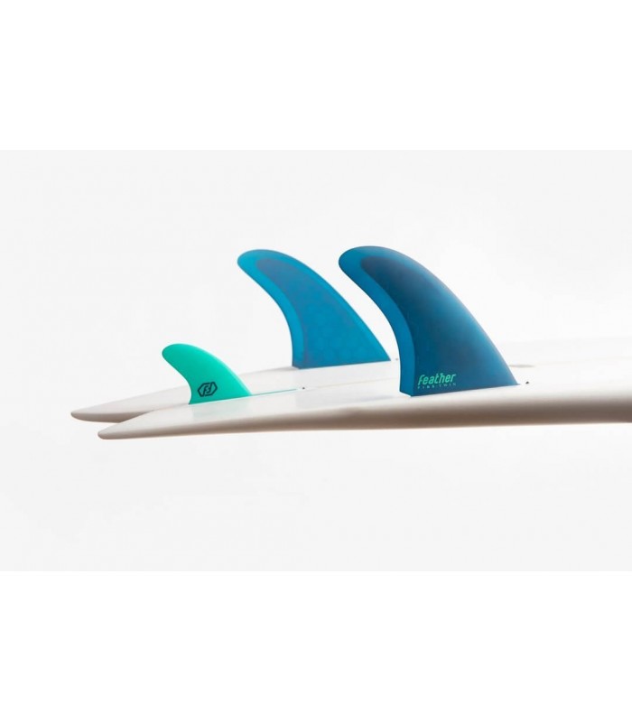 Feather Fins A. I. Twin Fin 2+1 rubinetto singolo blu