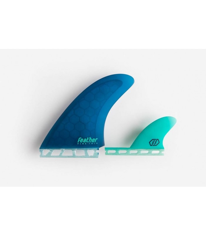 Feather Fins A. I. Twin Fin 2+1 rubinetto singolo blu