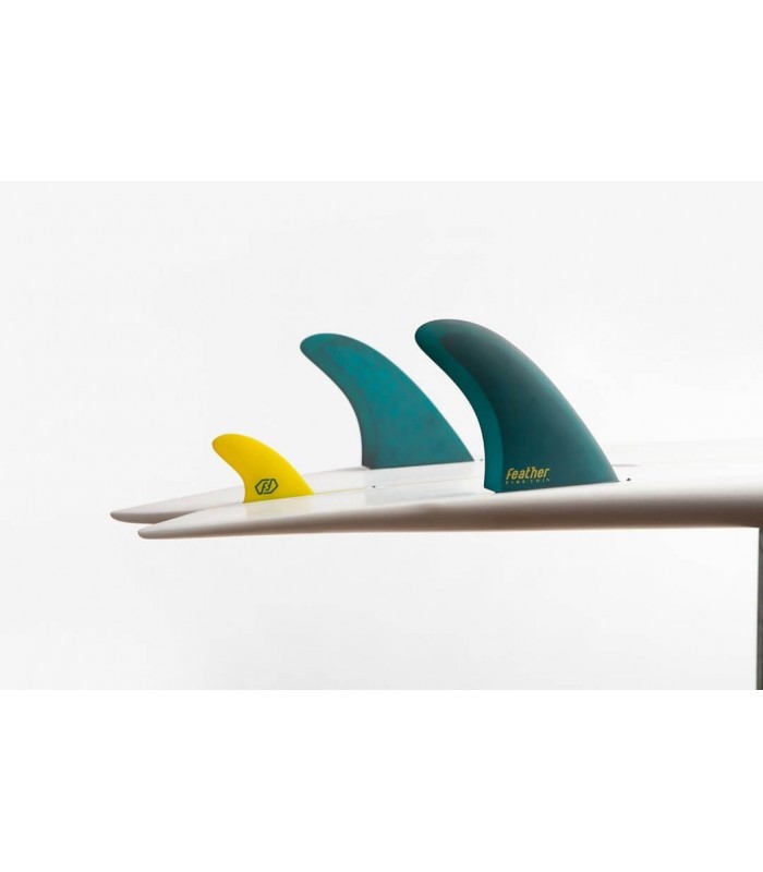 Feather Fins A. I. Twin Fin 2+1 rubinetto singolo verde
