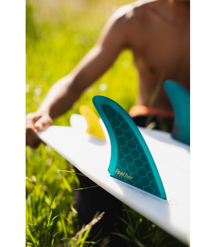 Feather Fins A. I. Twin Fin 2+1 rubinetto singolo verde