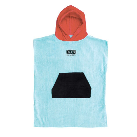 O&E YOUNG SURF poncho con cappuccio