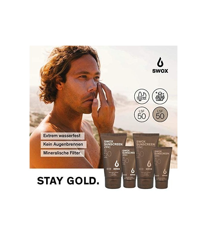 Swox Crema di protezione solare Cinc Beige Fps 50 (50ml)