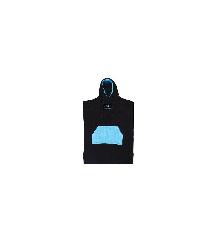 Poncho com capuz O&E Azul