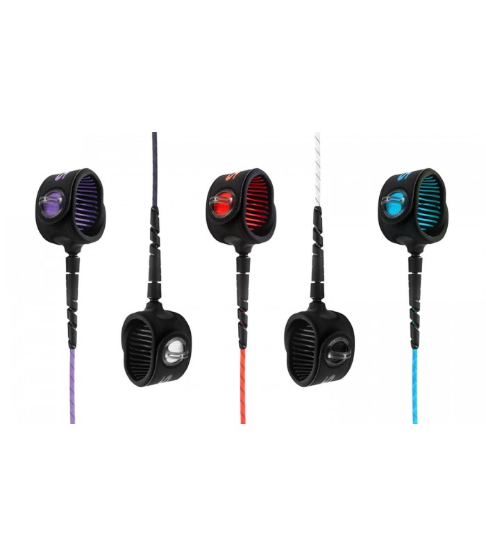 FCS Freedom HELIX surf leash Fuoco