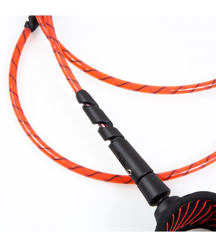 FCS Freedom HELIX surf leash Fuoco
