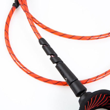 FCS Freedom HELIX surf leash Fuoco