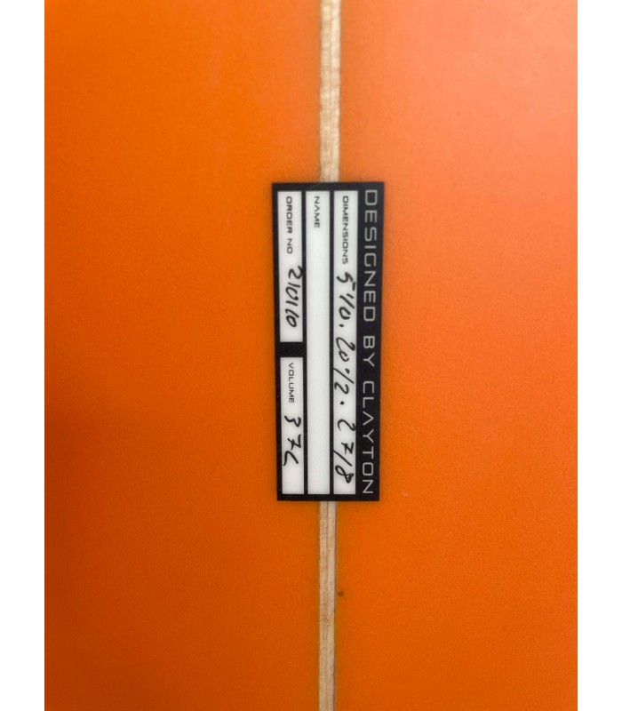 Tabla Clayton Egg Naranja