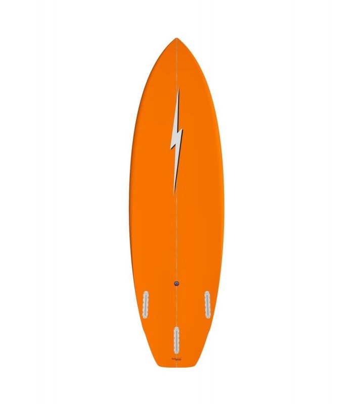 Lightning Bolt Shortboard Orange/Orange/White