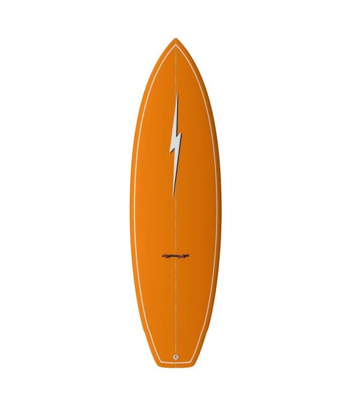 Lightning Bolt Shortboard Arancione/Arancione/Bianco
