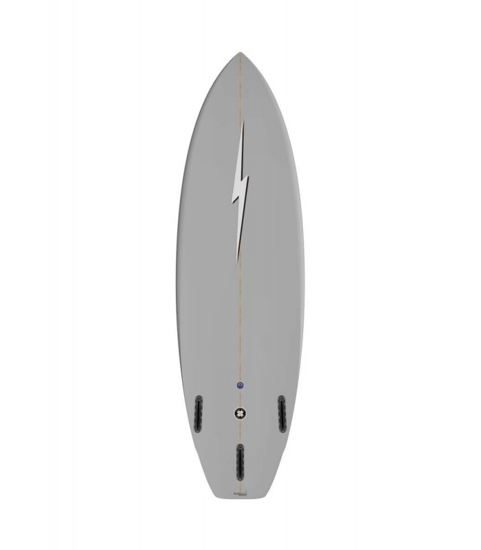 Lightning Bolt Shortboard Ecologic Grigio/Grigio/Bianco