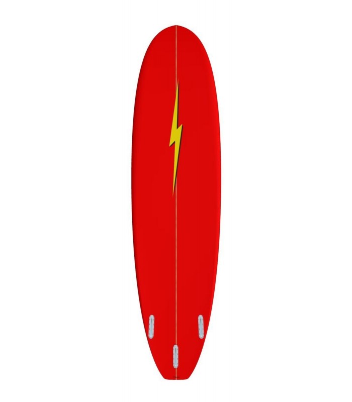 Lightning Bolt Funboard Giallo / Rosso / Rosso